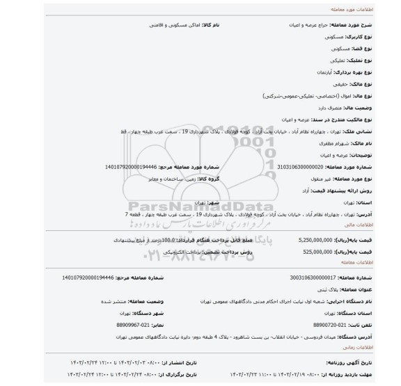 عرصه و اعیان