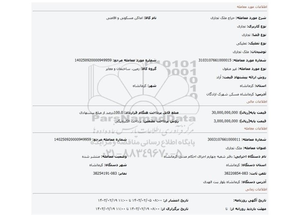 ملک تجاری