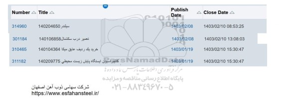 استعلام سیلندر و ...