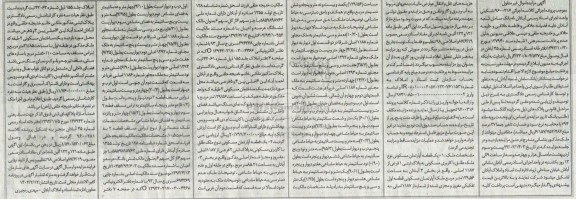 مزایده فروش یک قطعه آپارتمان مسکونی به پلاک ثبتی 1 فرعی از 1187 اصلی به مساحت 129.56 مترمربع 