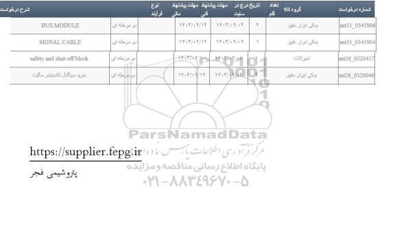 استعلام خرید سیگنال کاندیشنر مگیت