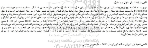 مزایده فروش مقدار 2700 کیلو زغال مرکبات حبه پسته ای