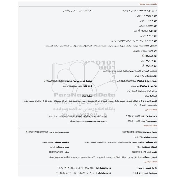 عرصه و اعیان