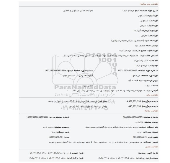 عرصه و اعیان
