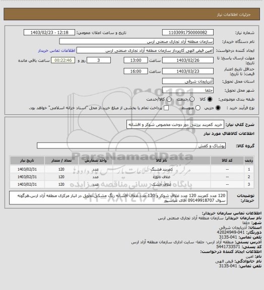 استعلام خرید کمربند برزنتی دور دوخت مخصوص شوکر و افشانه
