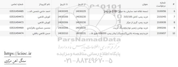استعلام تسمه نقاله ضد سایش به عرض 1000 میلیمتر ...