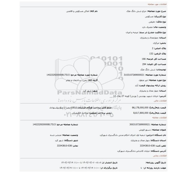 شش دانگ ملک