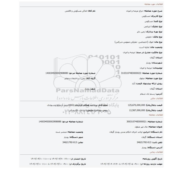 عرصه و اعیان