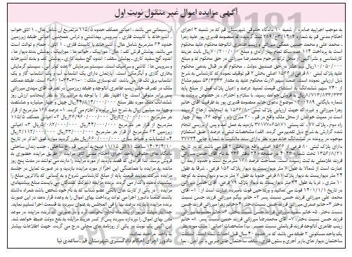  مزایده پلاک ثبتی 80 فرعی از 1566 اصلی بخش 2 قم 