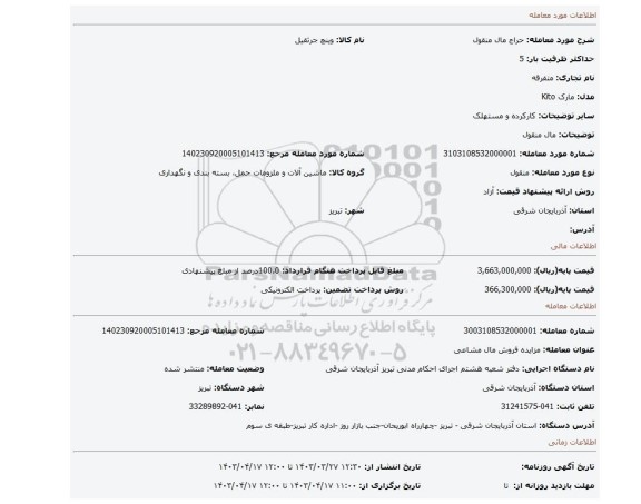مال منقول