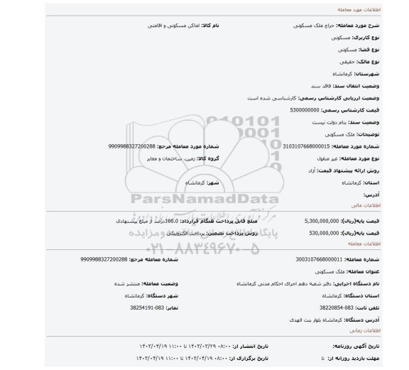 ملک مسکونی