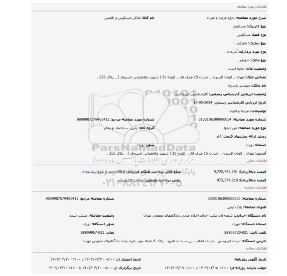 عرصه و اعیان