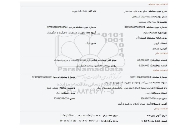 پنجه غازی مستعمل