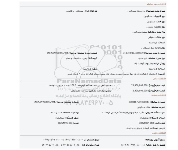 ملک مسکونی