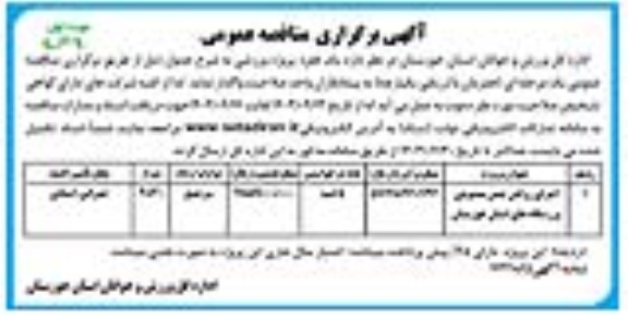 مناقصه اجرای روکش چمن مصنوعی ورزشگاه ها