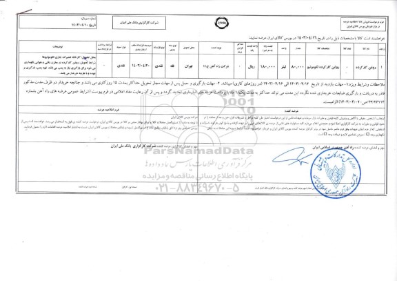 استعلام روغن کارکرده لکوموتیو 