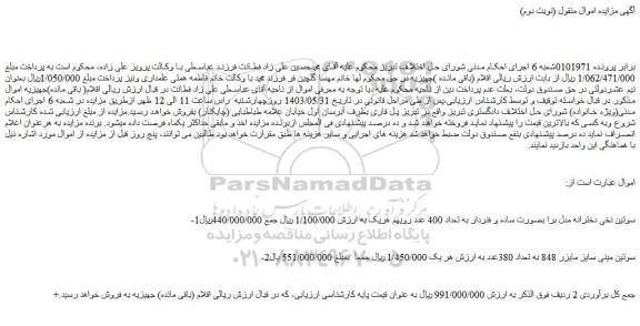 مزایده فروش سوتین نخی دخترانه مدل برا بصورت ساده و فنردار به تعداد 400 عدد