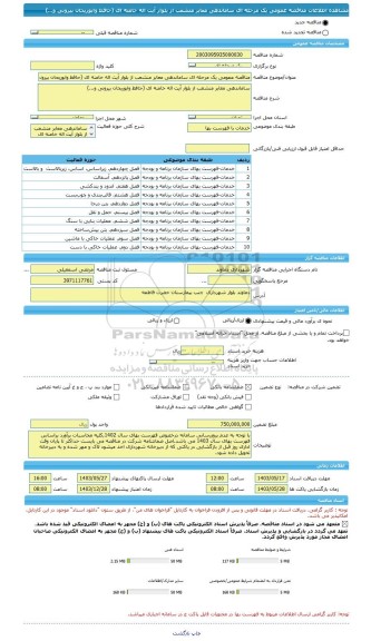 مناقصه، مناقصه عمومی یک مرحله ای ساماندهی معابر منشعب از بلوار آیت اله خامنه ای (حافظ وابوریحان بیرونی و...)