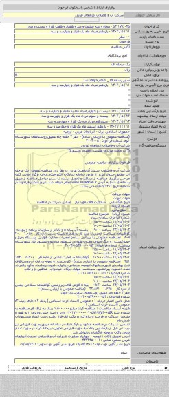 مناقصه, (مناقصه عمومی با ارزیابی ساده) - حفر ۳ حلقه چاه عمیق روستاهای شهرستان خوی شماره فراخوان : ۲۰۰۳۰۰۵
