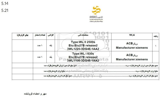 استعلام بریکر ACB