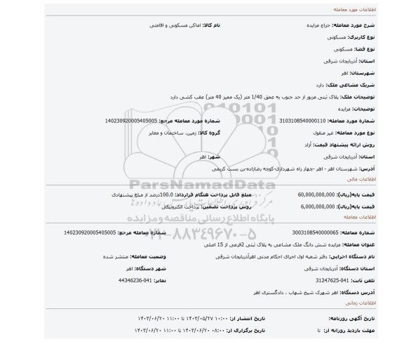 مزایده، مزایده