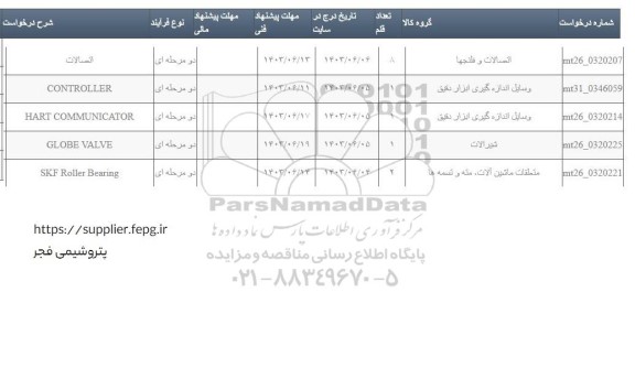 استعلام اتصالات