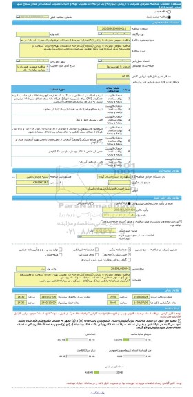 مناقصه، مناقصه عمومی همزمان با ارزیابی (یکپارچه) یک مرحله ای عملیات تهیه و اجرای عملیات آسفالت در معابر سطح شهر آستارا (نوبت دوم)