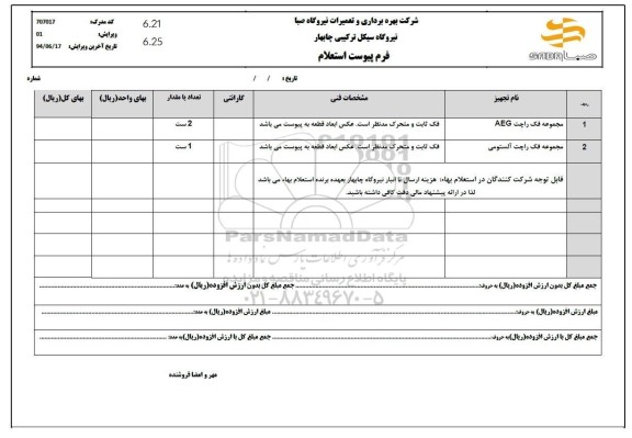 استعلام مجموعه فک راچت aeg ...