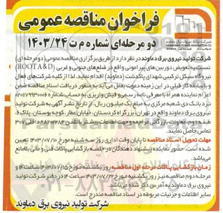 مناقصه تعویض دوربین 