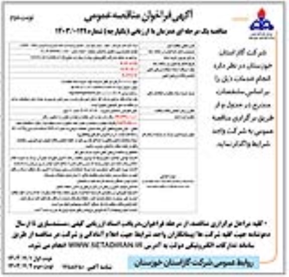 مناقصه پروژه تکمیل ساختمان عملیات / نوبت دوم