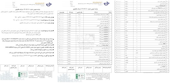 مزایده عمومی اقلام ضایعاتی شرکت مگاموتور