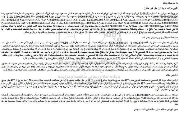 مزایده دستگاه مکان یاب GPS