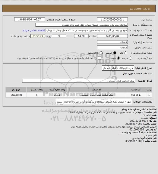 استعلام خرید تابلوهای ترافیکی لبه دار