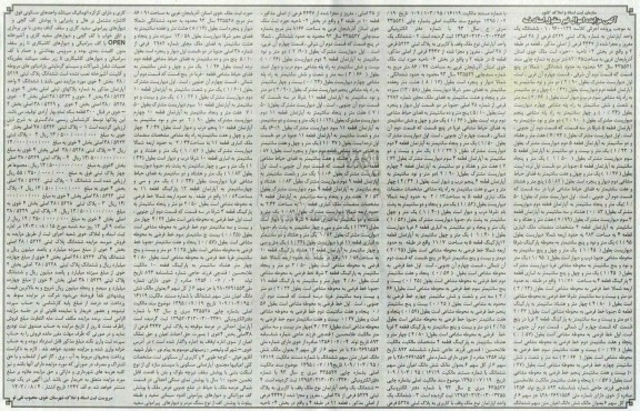 مزایده فروش ششدانگ یک واحد آپارتمان به شماره پلاک ثبتی 5222 فرعی از 38 اصلی 