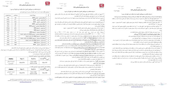مناقصه خرید 14 ردیف انواع آجر نسوز 