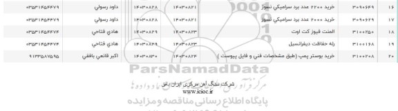 استعلام رله حفاظت دیفرانسیل ...