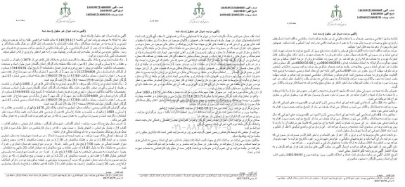 مزایده فروش دو قطعه تجاری