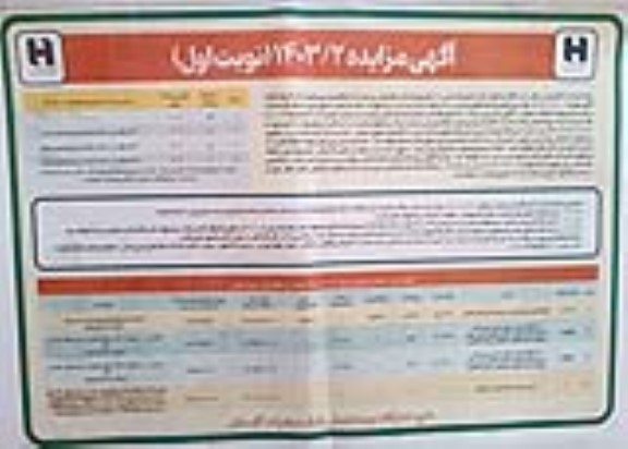 مزایده فروش چهار ملک ساختمان و زمین 