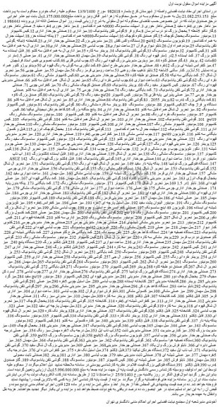 مزایده فروش 1. میز ناهار خوری 4نفره سفید و....