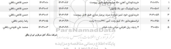 استعلام خرید ناودانی آهنی 150 میلیمتر 