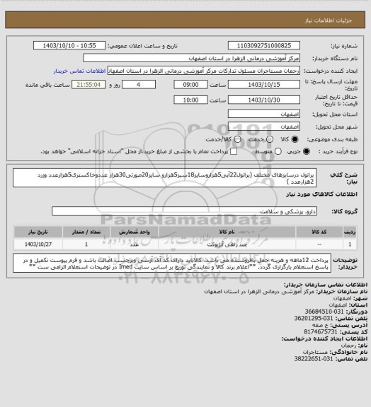 استعلام برانول درسایزهای مختلف (برانول22آبی5هزاروسایز18سبز5هزارو سایز20صورتی30هزار عددوخاکستری5هزارعدد وزرد 2هزارعدد )