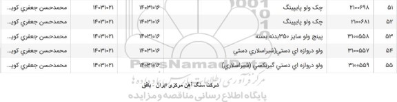 استعلام چک ولو پایپینگ ...