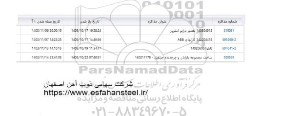 استعلام 140304912 تعمیر درایو امترون...