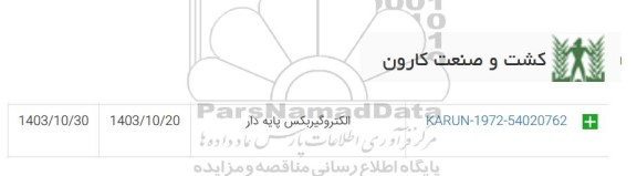 استعلام الکتروگیربکس پایه دار 