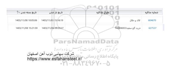 استعلام لاک و حلال ...