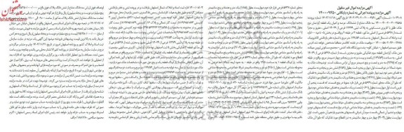 مزایده یک قطعه آپارتمان با کاربری مسکونی به پلاک ثبتی 12379 فرعی 14039 اصلی ...