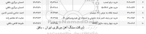 استعلام خرید درام اسنب...