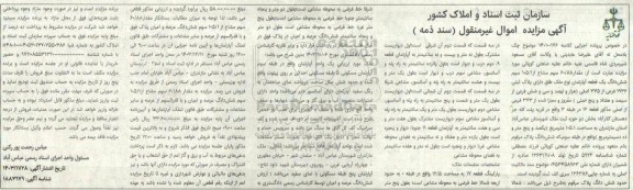 مزایده فروش ششدانگ یک قطعه آپارتمان به پلاک ثبتی 1936 فرعی از 375 اصلی 