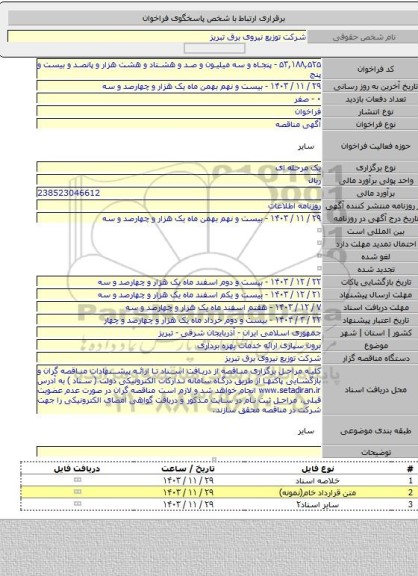 مناقصه, برون سپاری ارائه خدمات بهره برداری