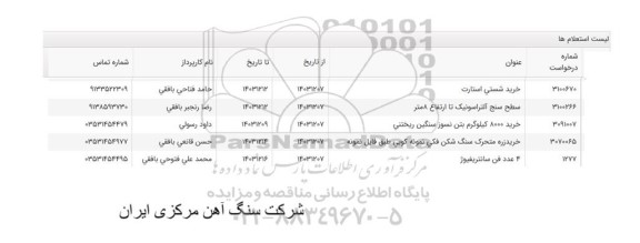 استعلام خرید شستی استارت....